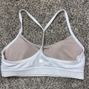 White lululemon bra. Barley worn. In great condition
